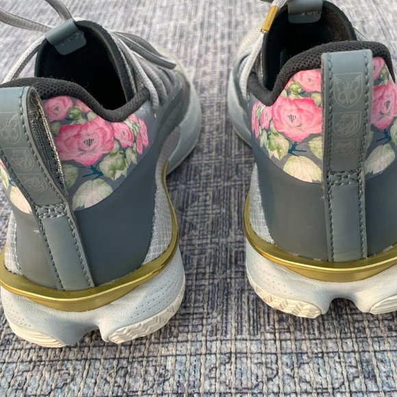 Under Armour Curry 7 Floral Chinese New Year Lace Up Athletic Shoes Size 6.5Y US - Picture 6 of 10